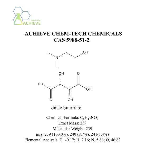 DMAE Bitartrate Powder CAS 5988-51-2